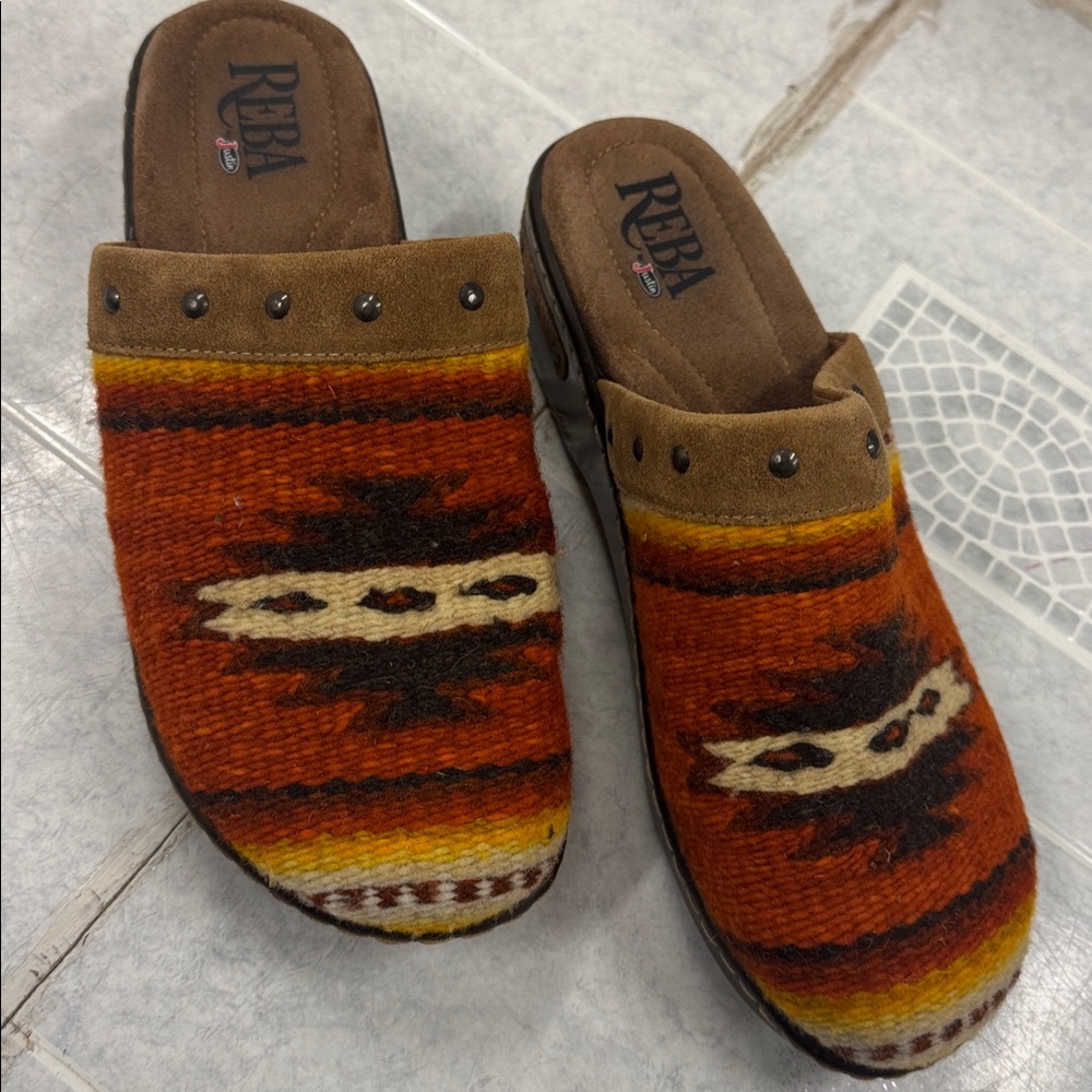 Reba Brown Suede Slip-On Footwear